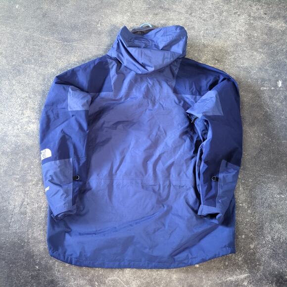 The North Face Gore Tex Jacket Mens 2XL XXL Blue Zip Insulated Hooded Gorpcore - Picture 3 of 8